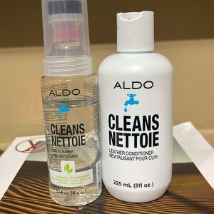 Aldo leather conditioner, CLEANS
NETTOIE & Gel Cleaner bundle
